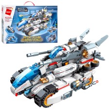 Конструктор «Транспорт» 4 в 1 на 821 деталь, у коробці 52х34х6,5 см, Qman