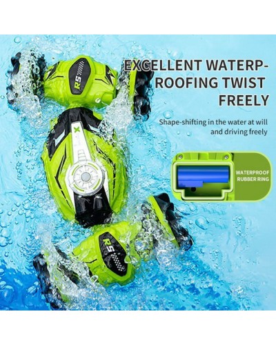 Машина 26 см р/к на акумуляторі 2,4 G трюкова зі світлом та USB, в асортименті, у коробці 29х17х13,5 см.