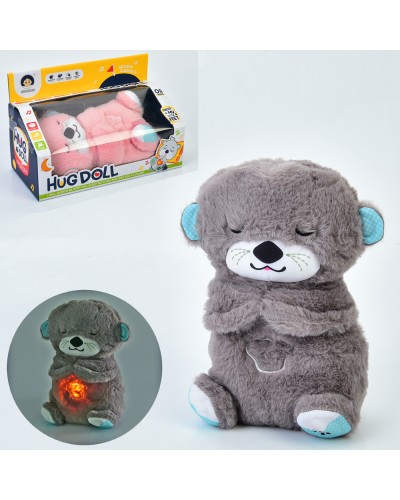 Нічник «Звірятко» 25 см музичний зі світлом та рухомими деталями, на батарейці, в асортименті, у коробці 30х19,5х14,5 см