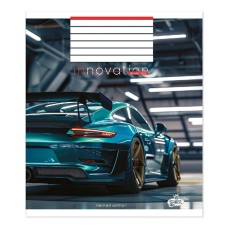 Зошит на 12 аркушів у косу лінію «Інновації» №2544, ТМ Brisk