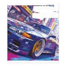 Зошит на 24 аркуші у клітинку «Потужність» №2571, ТМ Brisk