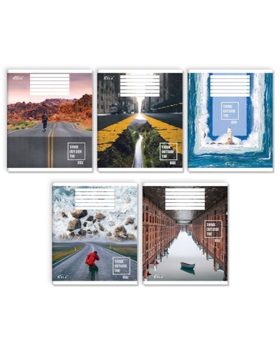 Зошит на 36 аркушів у клітинку «Під іншим кутом», №3530, ТМ Gold Brisk