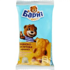 Бісквіт «Барні» з банановою начинкою 30 г