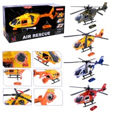 Вертоліт зі світлом, на батарейці, в асортименті, у коробці 41,5х14х21 см