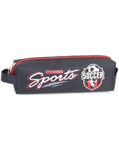 Пенал 21х4,5х6 см чорний, ТМ Мандарин