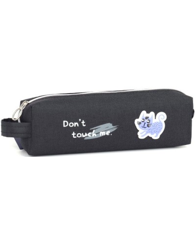 Пенал 21х4,5х6 см чорний, ТМ Мандарин