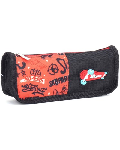 Пенал 21х4,5х7 см чорний, ТМ Мандарин