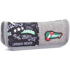 Пенал 21х4,5х7 см сірий, ТМ Мандарин