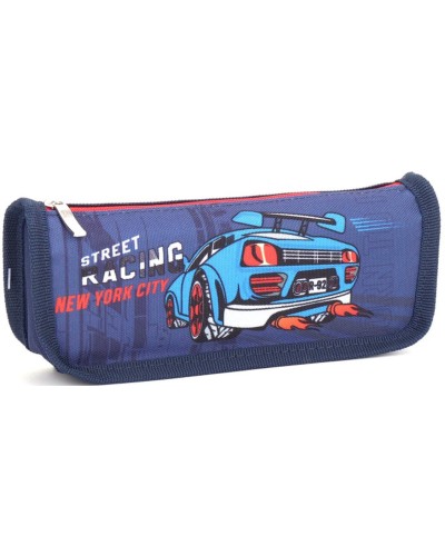 Пенал 21х4,5х7 см синій, ТМ Мандарин