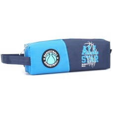 Пенал 21х4,5х6 см синій, ТМ Мандарин