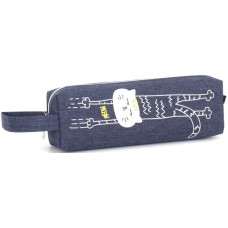 Пенал 21х4,5х6 см синій, ТМ Мандарин
