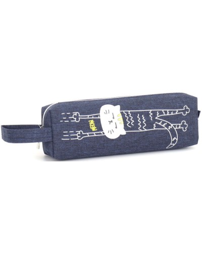 Пенал 21х4,5х6 см синій, ТМ Мандарин