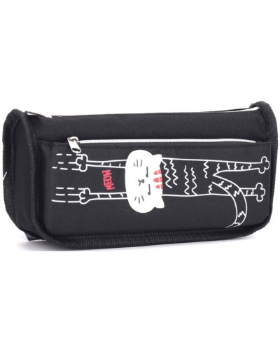 Пенал 21х5,5х9 см чорний, ТМ Мандарин