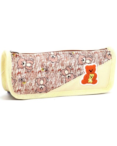 Пенал 21х4,5х7 см бежевий, ТМ Мандарин