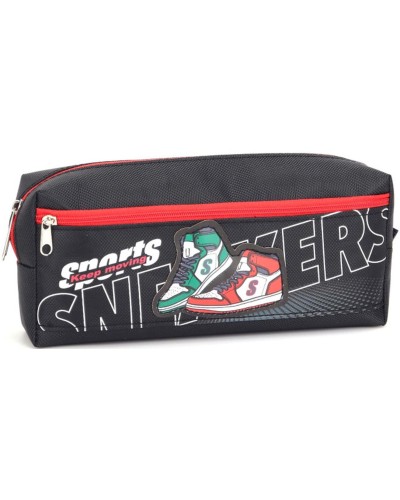 Пенал 21х4,5х9 см чорний, ТМ Мандарин