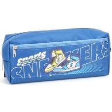 Пенал 21х4,5х9 см синій, ТМ Мандарин