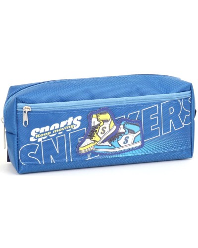 Пенал 21х4,5х9 см синій, ТМ Мандарин