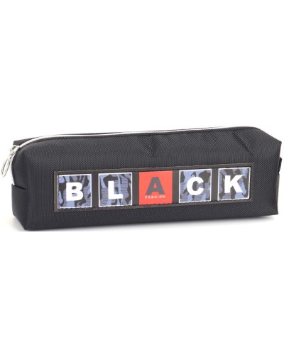 Пенал 21х4,5х6 см чорний, ТМ Мандарин