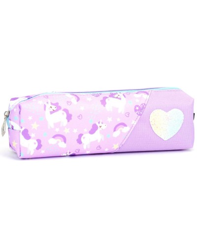 Пенал 21х4,5х6 см фіолетовий, ТМ Мандарин