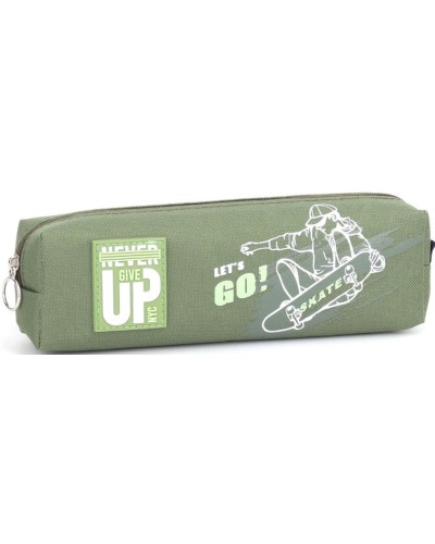 Пенал 21х4,5х6 см зелений, ТМ Мандарин