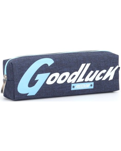 Пенал 21х4,5х6 см синій, ТМ Мандарин