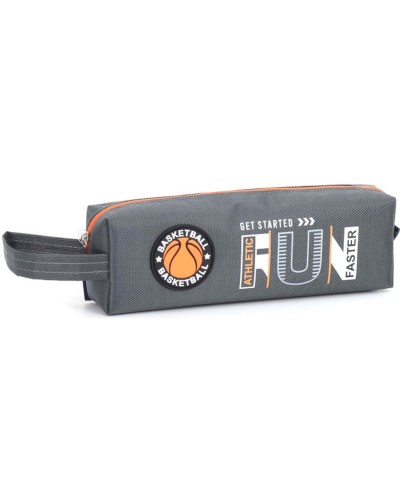 Пенал 21х4,5х6 см сірий, ТМ Мандарин