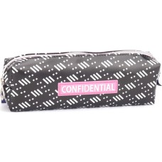 Пенал 21х4,5х6 см чорний, ТМ Мандарин