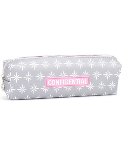 Пенал 21х4,5х6 см сірий, ТМ Мандарин