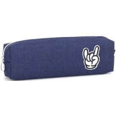 Пенал 21х4,5х6 см синій, ТМ Мандарин