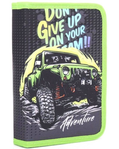 Пенал 14х4х20,5 см без клапана сірий, ТМ Мандарин