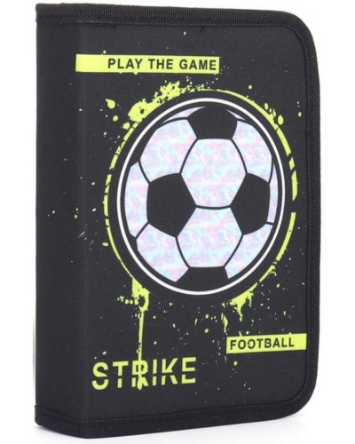 Пенал 14х4х20,5 см з клапаном чорний, ТМ Мандарин