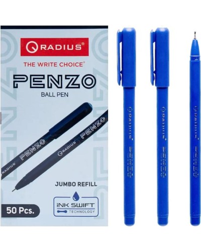 Ручка «PENZO» кулькова синя, лінія написання 6000 м.