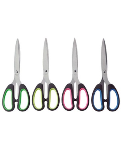 Ножиці офісні 20,7 мм з зеленими вставками,ТМ Buromax