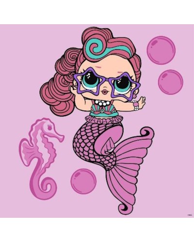 Картина за номерами «L.O.L. Surprise! Mermaids Waves» 40х40 см, ТМ Ідейка