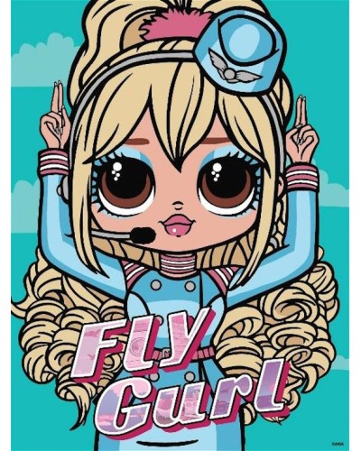Картина за номерами «L.O.L. Surprise! O.M.G. Fly Gurl» 30х40 см, ТМ Ідейка