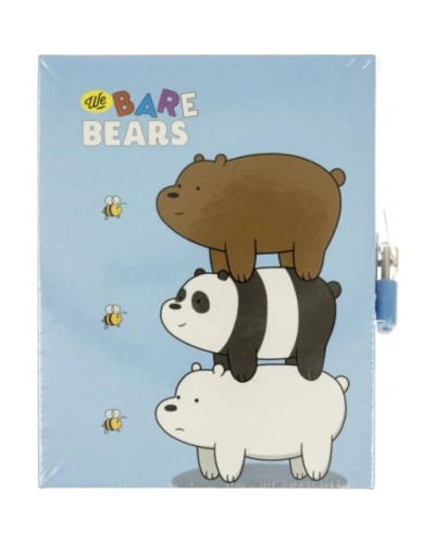 Блокнот «Bare» на замочку 12,5х14,5 см на 64 аркуші у лінію, в асортименті, у коробці 13х15 см, ТМ J.Otten