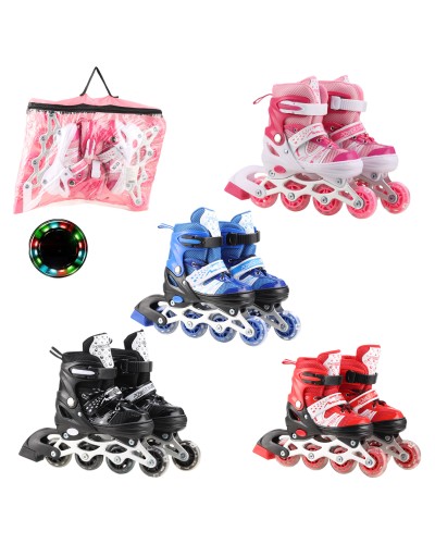 Ролики розміром 30-33 з колесами PVC, в асортименті, у сумці