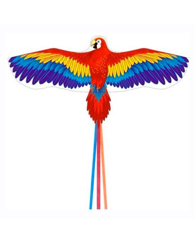 Повітряний змій «Папуга» 145х69 см з хвостом 90 см, у пакеті 7х78х1,5 см