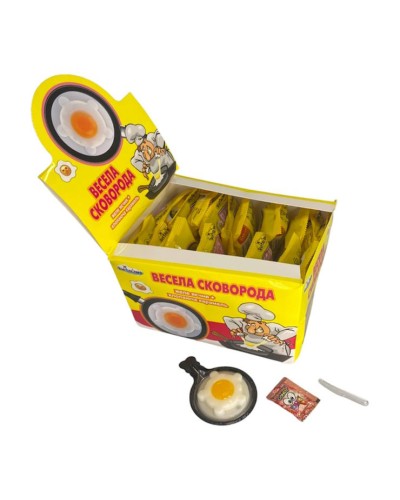 Цукерка «Весела сковорода» желейна, у пакеті