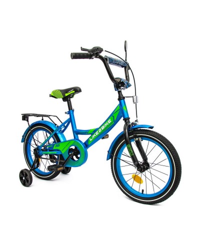 Велосипед «Like2bike Sky» 2-колісний з колесами 16 дюймів зі сталевою рамою, дзвінком, ручним гальмом, блакитний