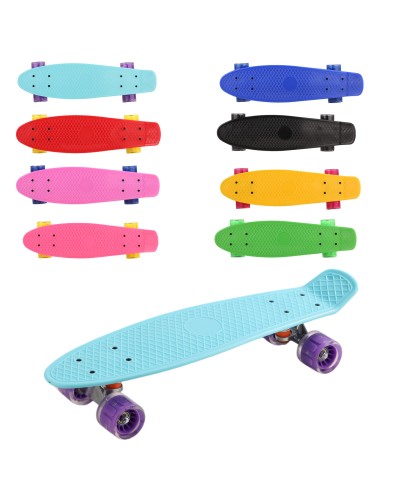 Пенні борд 56х15 см з колеса PU зі світлом, в асортименті