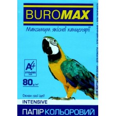 Папір кольоровий «INTENSIV» А4 50 аркушів 80 г/м2 світло-синій,ТМ Buromax