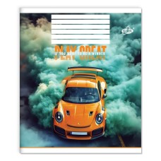 Зошит на 12 аркушів у клітинку «Турбо мрії» №2530, ТМ Brisk