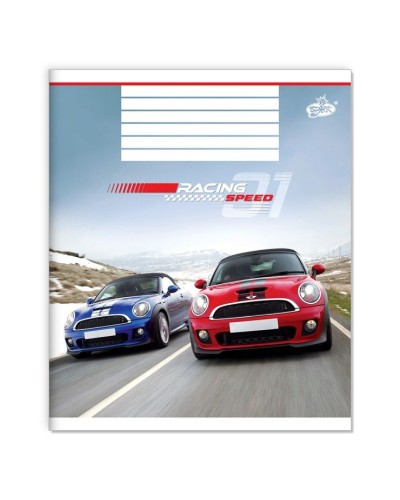 Зошит на 12 аркушів у клітинку «На швидкості» №2531, ТМ Brisk