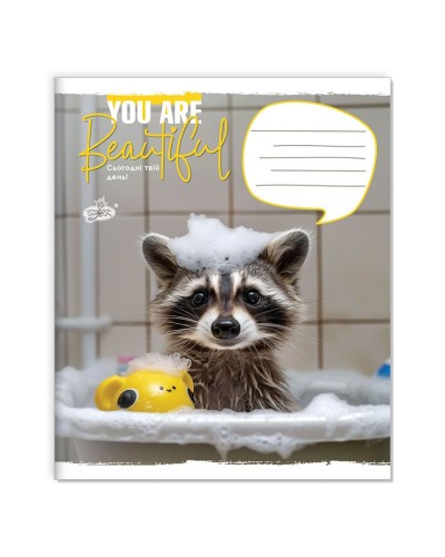 Зошит на 12 аркушів у клітинку «Спа» №2535, ТМ Brisk