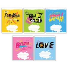 Зошит на 24 аркуші у клітинку «Сміливий стиль», №3528, ТМ Gold Brisk