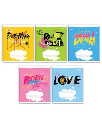 Зошит на 24 аркуші у клітинку «Сміливий стиль», №3528, ТМ Gold Brisk