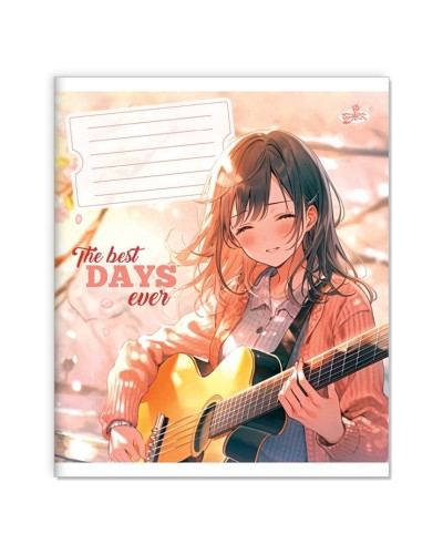 Зошит на 24 аркуші у клітинку «Незабутні моменти» №2574, ТМ Brisk