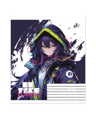 Зошит на 48 аркушів у клітинку «Воїн», №2590, ТМ Brisk