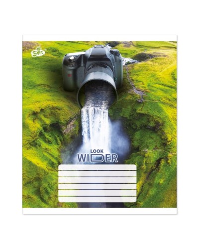 Зошит на 48 аркушів у клітинку «В об'єктиві», №2604, ТМ Brisk